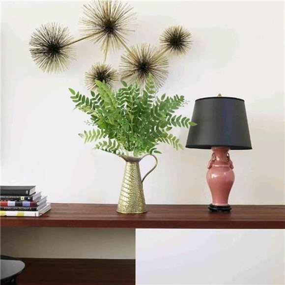 2 Bundles Artificial Greenery Fake Plants Stems Spring Faux Shrub Bushes Silk - Picture 2 of 6